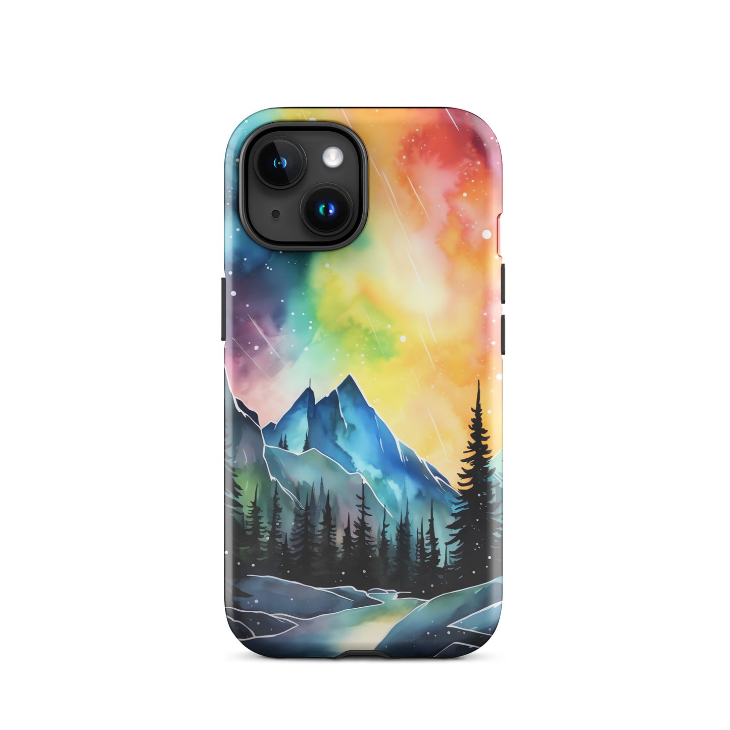 Mount Armstrong Rainbow Sky Tough Case for iPhone®