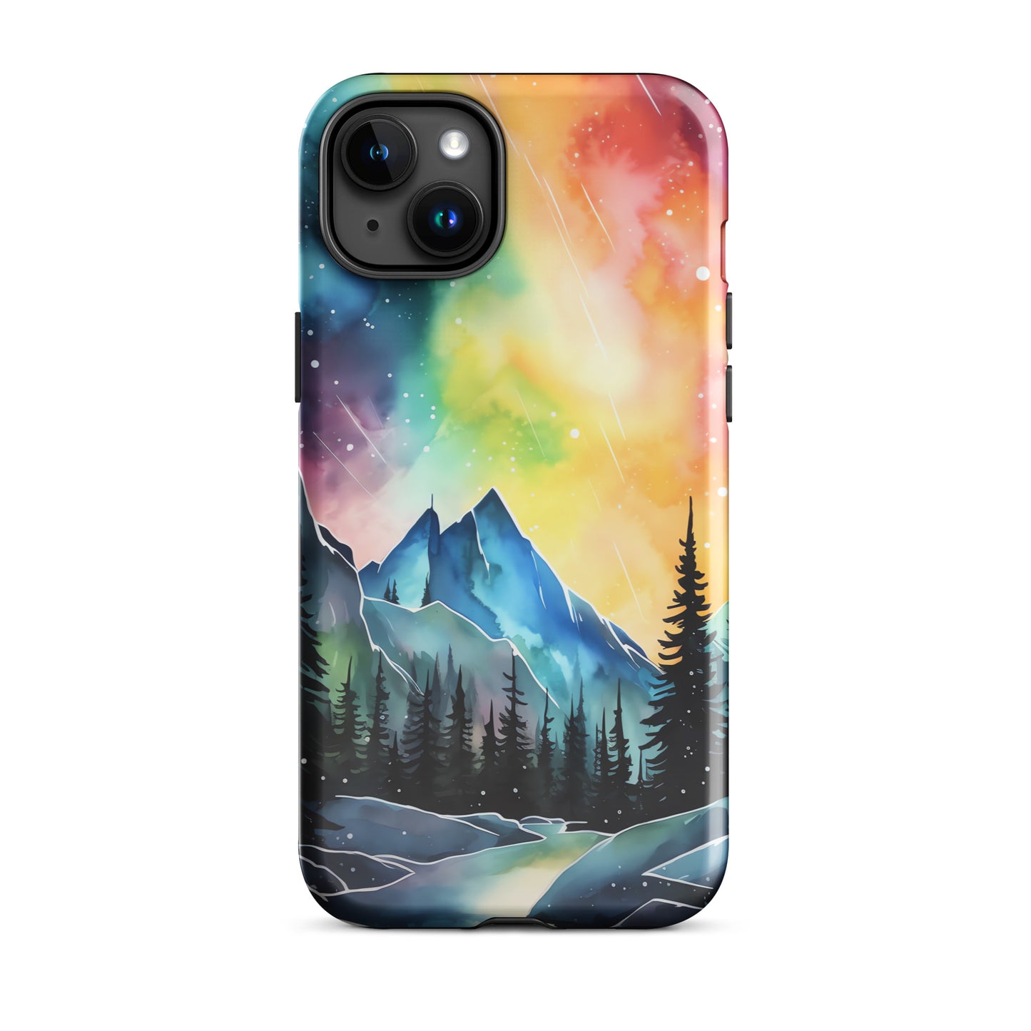 Mount Armstrong Rainbow Sky Tough Case for iPhone®