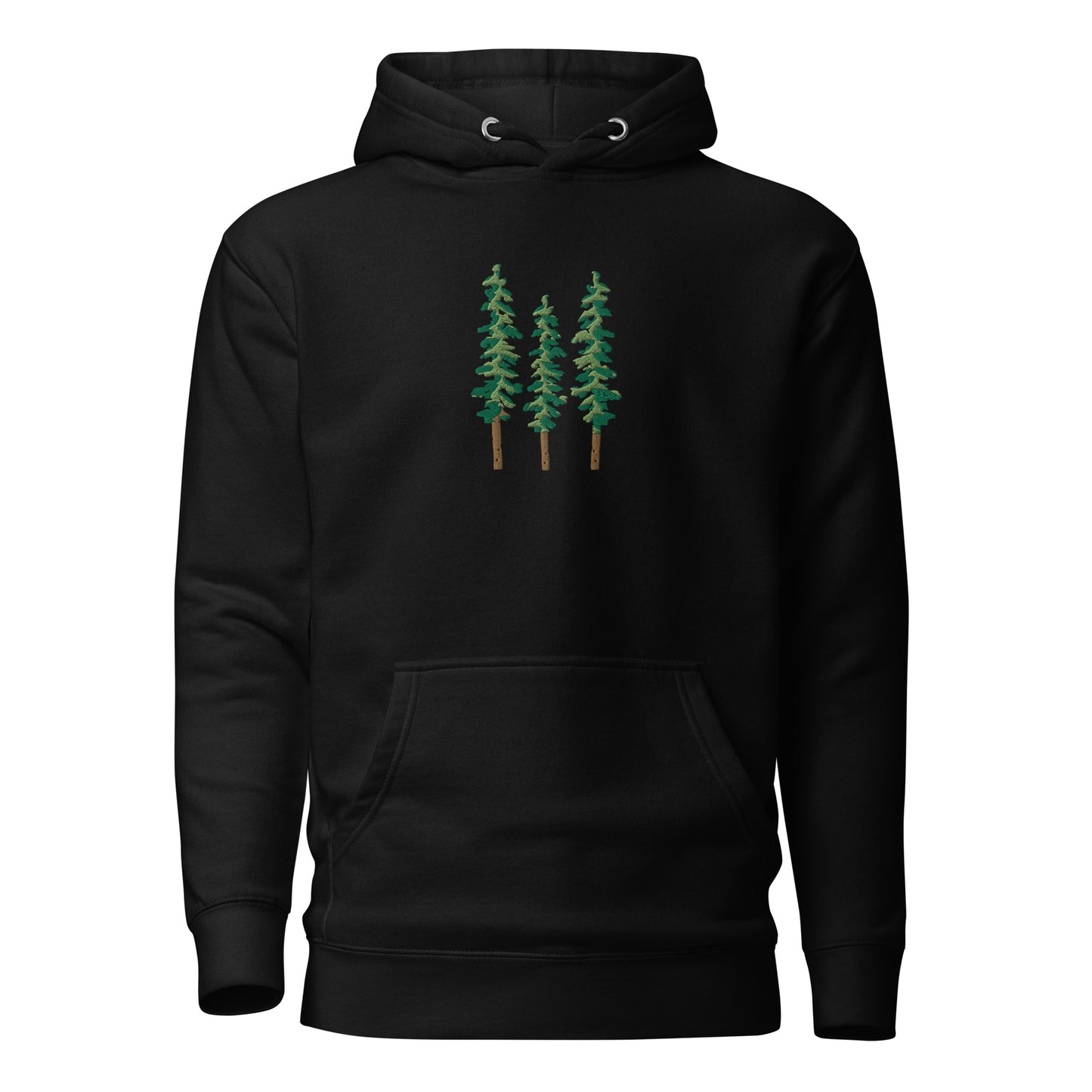Lumina City Forest Embroidered Unisex Hoodie