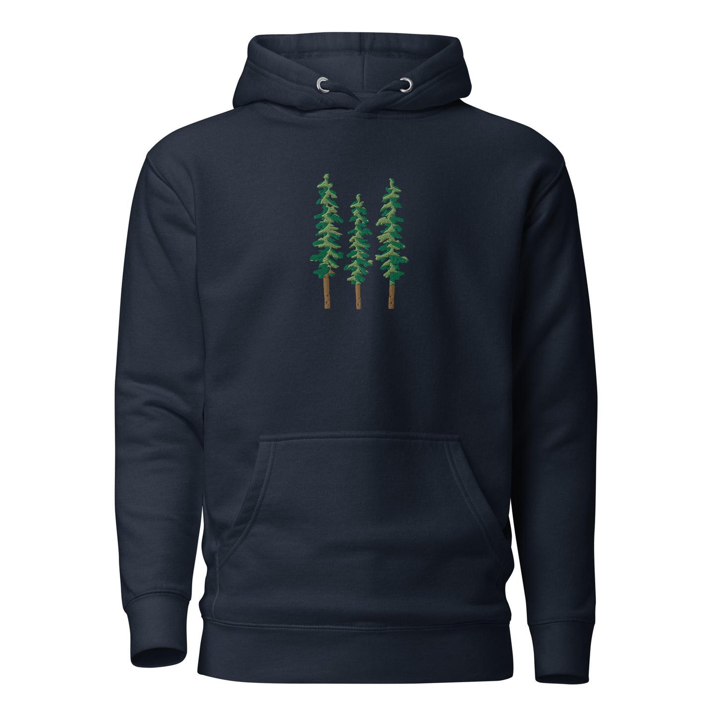 Lumina City Forest Embroidered Unisex Hoodie
